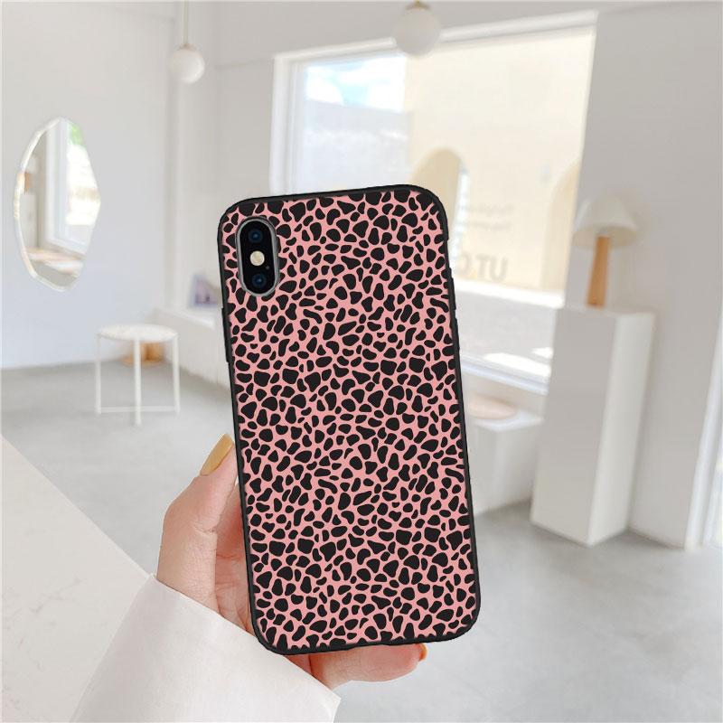 Розовый леопардовый чехол для телефона PP51 для Samsung Galaxy M06 M15 M16 M35 M55 M56 A36 A42 A50 A50S A51 A52 A32 A33 A05 A05S A06 A16 A20