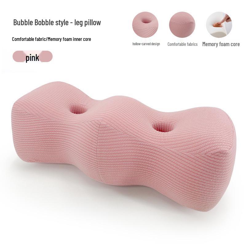 Подушка с эффектом памяти для подъема ног: Поддержка стопы, колена и живота для кровати.