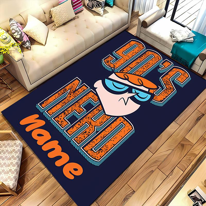 Custom personalization Dexter's Laboratory Area Rug - Perfect For Kitchen, Bathroom,Laundry Room Decor Large Size Available,Gift All Seasons