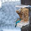 Bird Automatic Feeder Splash Proof Bird Feeder Bird Cage Accessories Bird Food Container for