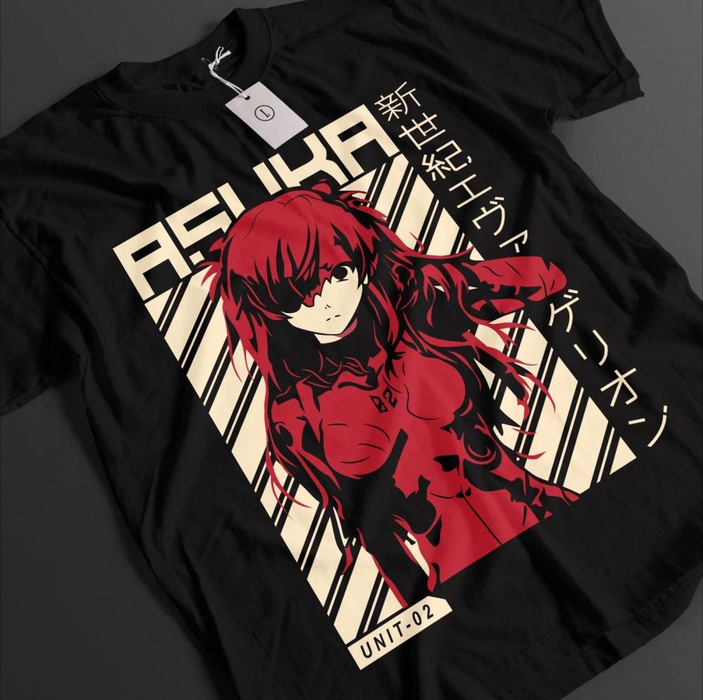 Летняя Новая Футболка Ева Единица 01 Футболка Neon Genesis Evangelion для Мужчин Женщин Японский Аниме Рубашка Унисекс Высококачественный Хлопок Топ с Коротким Рукавом