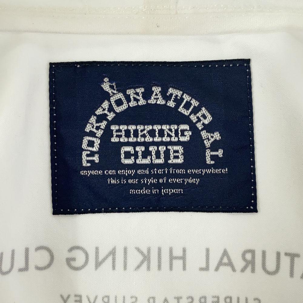TOKYO NATURAL HIKING CLUB сделано в Японии Принт с логотипом на спине Длинный рукав Куртка-анорак Мужская Б/У