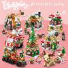 Christmas Series Educational Building Block Toys Compatible with Lego - Small Particles for Kids, Perfect for Gifts and Decorations