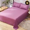 Pure Color Washed Cotton Flat Sheet for Baby Adults Single Double Queen King Cadar Bed Flat Bedsheets Bedspread