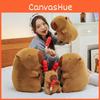 Rock Gourd Sugar Capybara Plush Toy Cartoon Stuffed Doll Kids Decoration Gift
