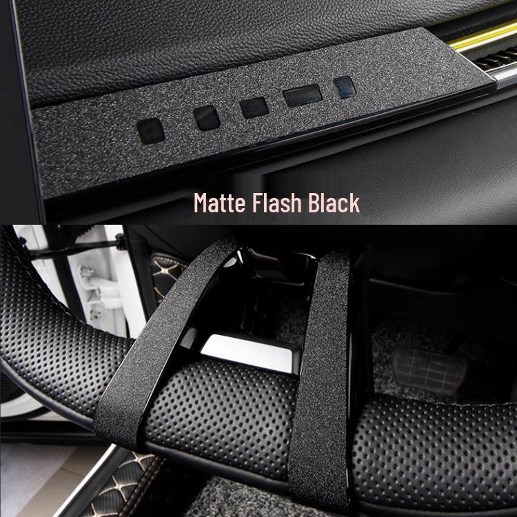 Carbon Fiber Wrap Interior Trim Kit: Fits 22 Beijing Cube Models - Console, Gear, and Door Panels