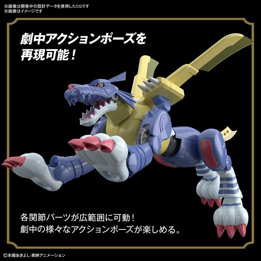 BANDAI SPIRITS Стандартная Digimon Adventure Металлическая Garurumon Пластиковая модель Ростовая фигурка Цветовая кодировка