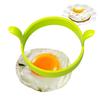 Krujecnt Silicone Egg Mold, Fried Egg Cooker Ring, Reusable Egg Shaper, Round Non-Stick Food-Grade Silicone Griddle Cooking Shaper for Breakfast Sandw