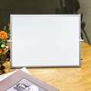 Desktop Whiteboard Double-Sided Magnetic with 360 Degree Rotatable Bracket Portable Writing Board for Home Office