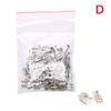 50Pcs 6.3 Crimp Terminal Male Female Spade Connector Crimping Terminals