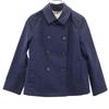 Double Button Jacket 38 Navy Women Used