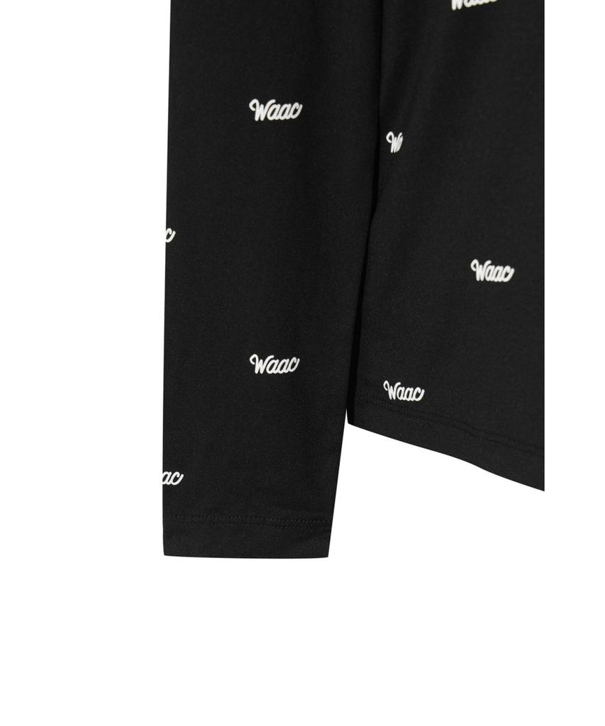 WAAC Logo Pattern Highneck Top Wwtbs26103Bkx