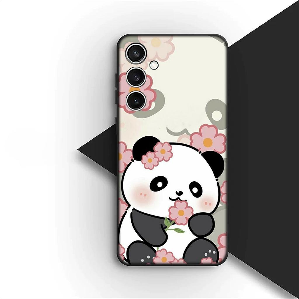 Защитная крышка для Apple iPhone 17 16 14 15 Plus Pro Max 16E ProMax + 15Plus 15+ 16+ Чехол для телефона Милый мультяшный панда