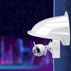 Rain Sun Shield Weather Cover Anti Glare Side Bracket Cctv Turret Dome Cameras