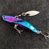 Silver Gold Metal VIB Lure Metal Artificial Bait Fishing Accessories Sinking Spinner Spoon  Fishing