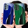 Сетка с текстурой дерева черная Для Samsung S8 S9 S10 20 U ltra S21 Pro S22 Plus S23 FE S24 Ultra 22 S25 Edge S25Ultra Стеклянный Чехол для Телефона
