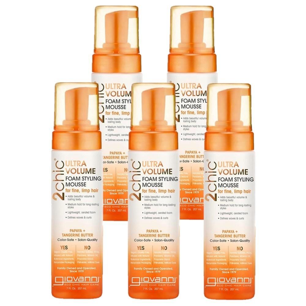 Мусс для волос Giovanni 2chic Ultra Volume 207 мл 5 шт.