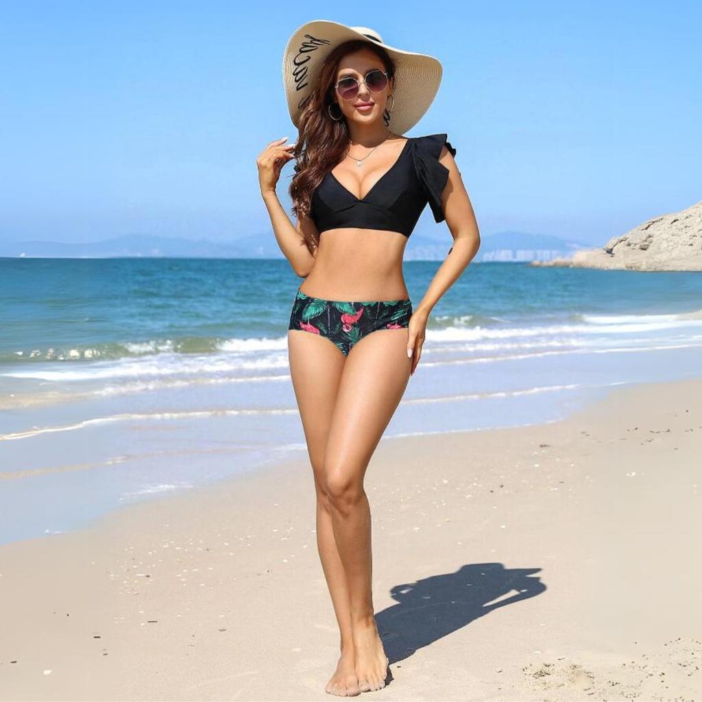 Plus size bikini swimsuit shaping slimming high waist XXL Plus size bikini swimsuit shaping slimming high waist M