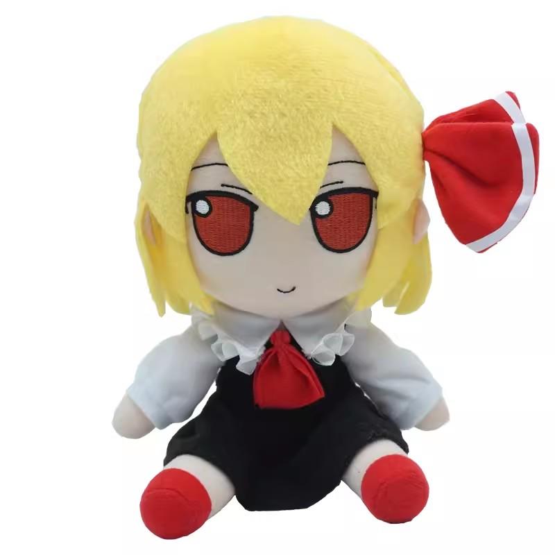 Fumo Hata no Kokoro Plush Toy Anime Touhou Project Japanese Game Stuffed Doll Soft Character with Removable Mask Kids Fans Gifts
