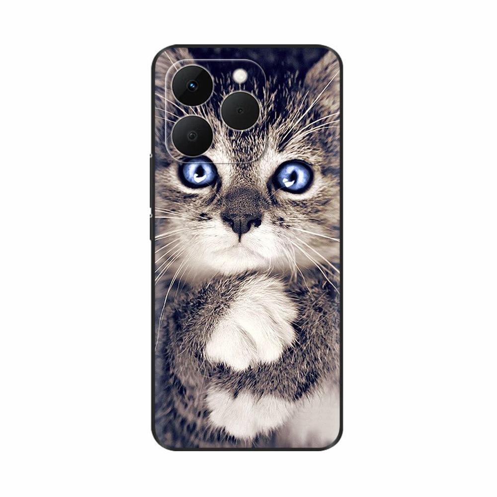 Для Realme 15T 5G Чехол Мягкий Силиконовый Бампер Мультяшный Цветок Череп Рисунок Задняя Крышка Для Oppo Realme 15T 15 T Чехлы Для Телефона Funda