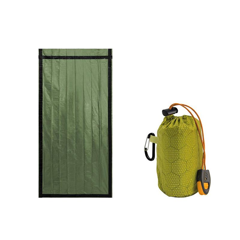 Уличный аварийный спальный мешок Водонепроницаемый Ветрозащитный Одеяла для выживания Алюминиевая пленка Термоспальный мешок Для кемпинга Походов