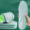 Super Soft Elastic Sports Breathable Sweat Absorbent Deodorant Air Cushion Boost Insole for Men Women