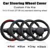 GIANT PANDA Steering Wheel Cover for Kia Soul,Sportage,Forte,Optima,Telluride(3D Honeycomb-Gray-Standard Size)