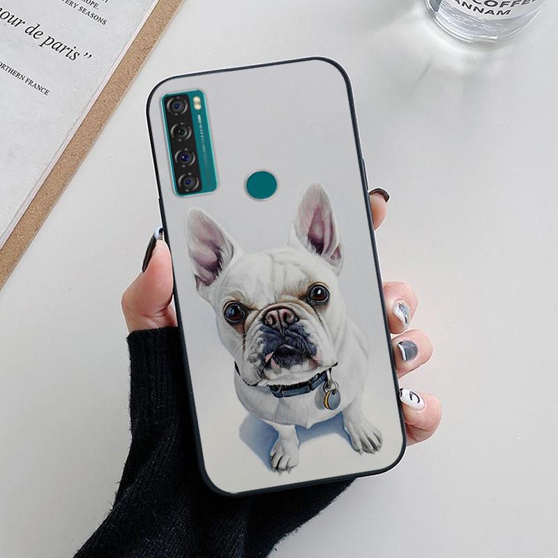 For TCL 20 SE Case Flower Silicone Soft TPU Cover Coque For TCL 20S 20E 20L Plus Case For TCL 20 5G 20E 6125F Bumper Fundas