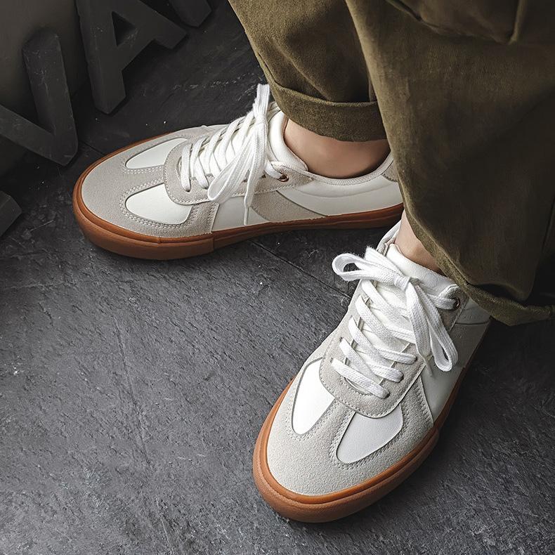 Весенние дышащие толстые уличные туфли мужские повседневные осенние рабочие туфли на мягкой подошве женские слипоны 36-45