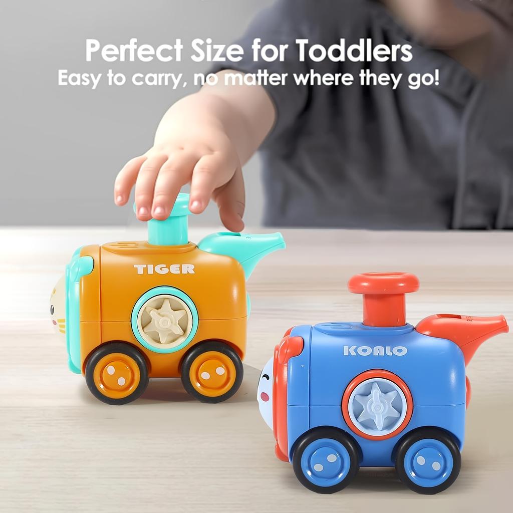 4Ppcs Press and Go Car Toys Racing Cars, Play Vehicle Set, Push Go Friction Car Toys for Birthday Christmas Gifts