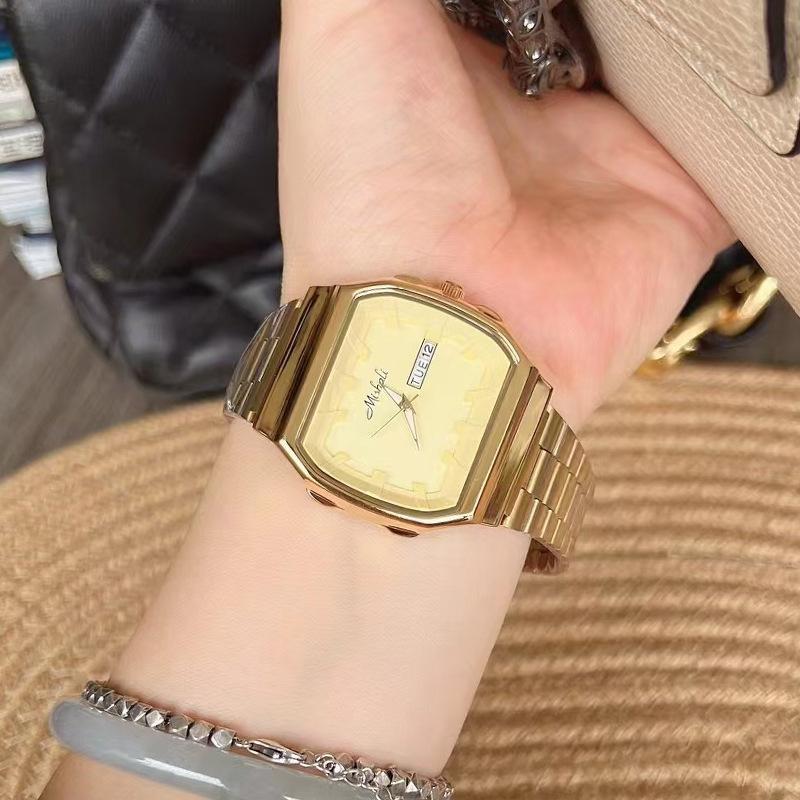 Women'S Watch Week Calendar Waterproof Large Market Personalized Watch Ladies