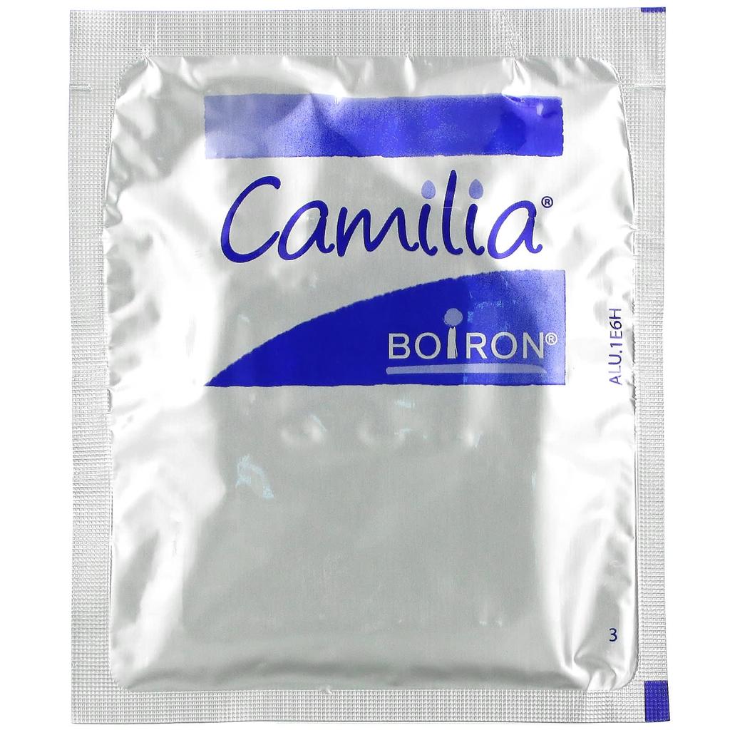 Boiron, Camilia, для облегчения боли при прорезывании зубов, для детей от 1 месяца, 15 мерных жидких порций, 1 мл (0,034 жидких унций) каждый.