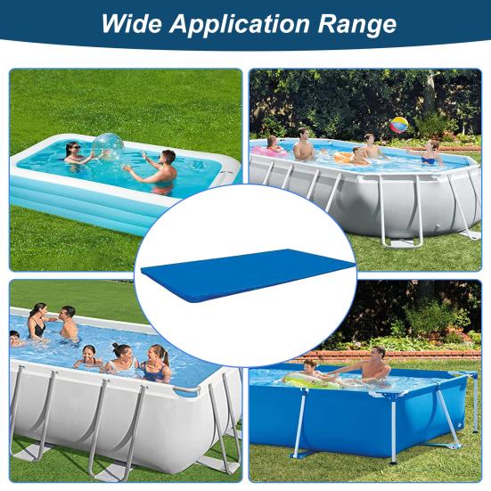 Pool Cover Inflatable Dustproof Anti-UV Scratch-reistant Tear-resistant Rainproof Waterproof Reusable Thick Family Pool Protection Pool Protector