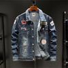 Hot 2025 Men's Plus Size Jacket Denim Fashion Jackets Mens Jeans Cotton Outwear Coat Long Sleeve Male Clothing Tops Size S-5Xl