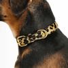 Leopard Print Adjustable Pet Collar PU Leather Pet Collar Leopard Dog Collar  Small Medium Dogs