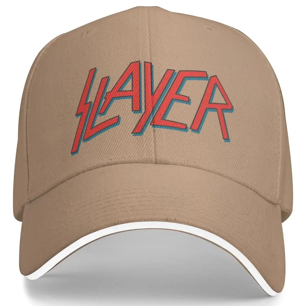 Кепка для гольфа группы Slayer Для повседневной носки Унисекс Женская Металл Рок Шляпа от солнца Регулируемая посадка