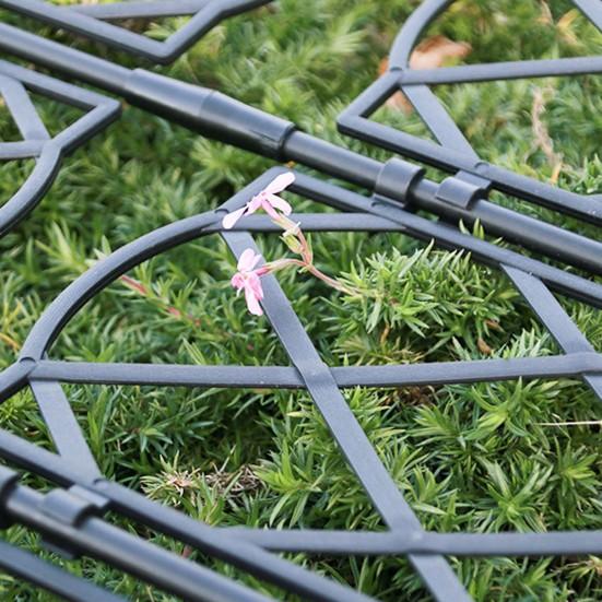 1 комплект практичной антикоррозийной стойки для восхождения на растения, стабильной регулируемой металлической стойки для экрана для растений для сада