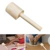 Керамическая хлопушка из массива дерева, принадлежности для мягкой глины, высококачественный деревянный молоток-хлопушка с зубцом, профессиональный гончарный инструмент