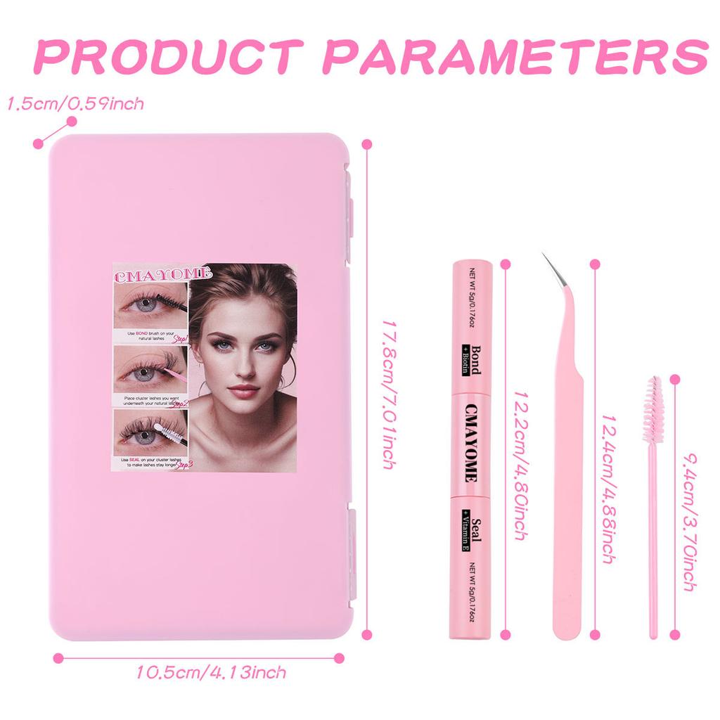 640 пучков натуральных густых одиночных пучков накладных ресниц для ежедневного использования 10-18 мм DIY сегментированные D-завиток волосы