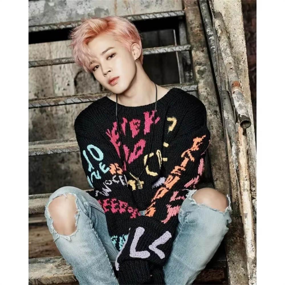 Арт Алмазная Живопись BTS Полная Круглая Алмазная Мозаика Вышивка Крестом Набор DIY Домашний Декор Ручная Работа Подарки