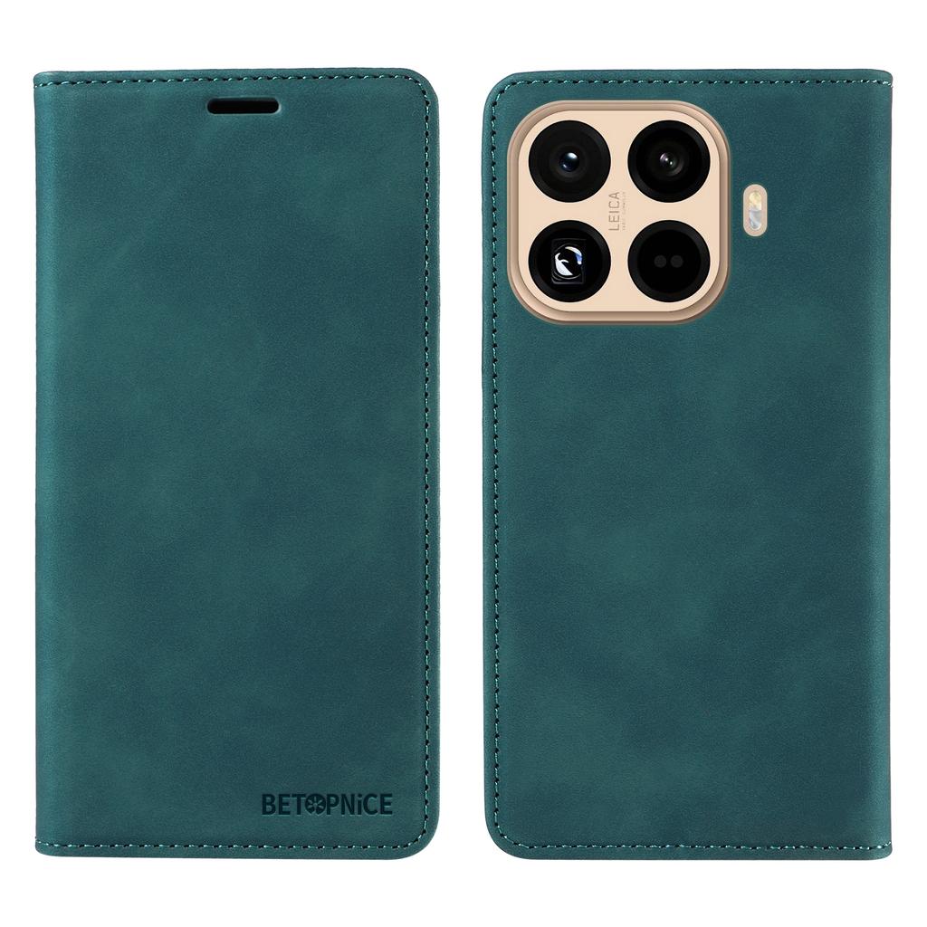 Чехол для Xiaomi 15T Pro BETOPNICE Магнитная застежка Блокирующий RFID кошелек Подставка Кожаный чехол для телефона