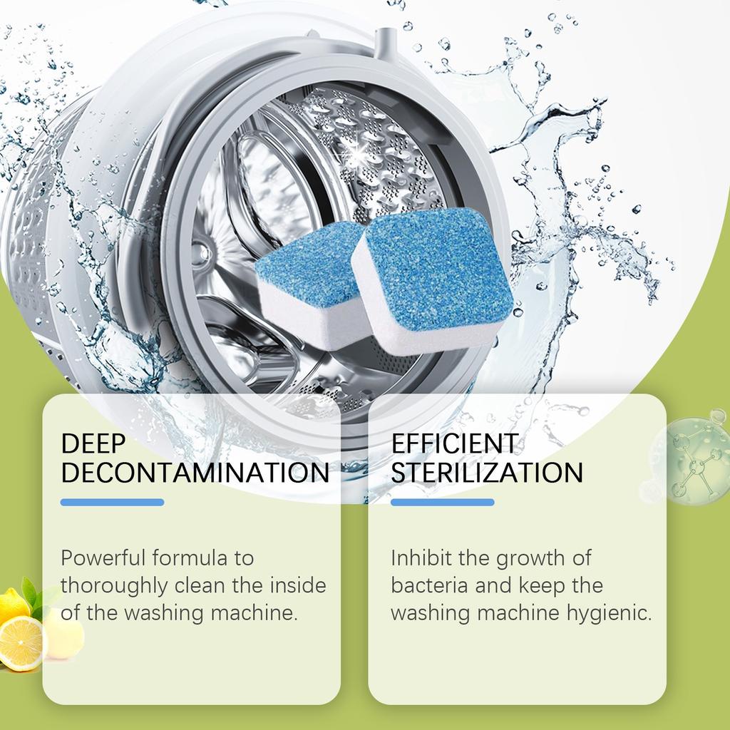 Washing Machine Tank Cleaning Agent Effervescent Tablets Fully Automatic Drum Type Effervescent Cleaning Tablets To Remove Stains