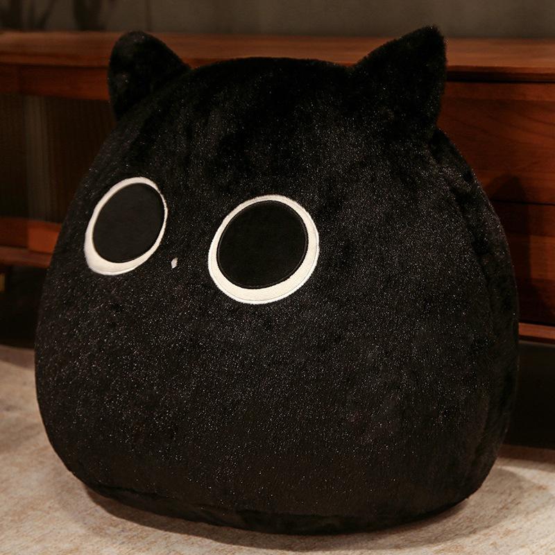 Cartoon Dumpling Cat Throw Pillow Plush Toy Cat Doll Office Waist Cushion Girl Soothing Rag Doll