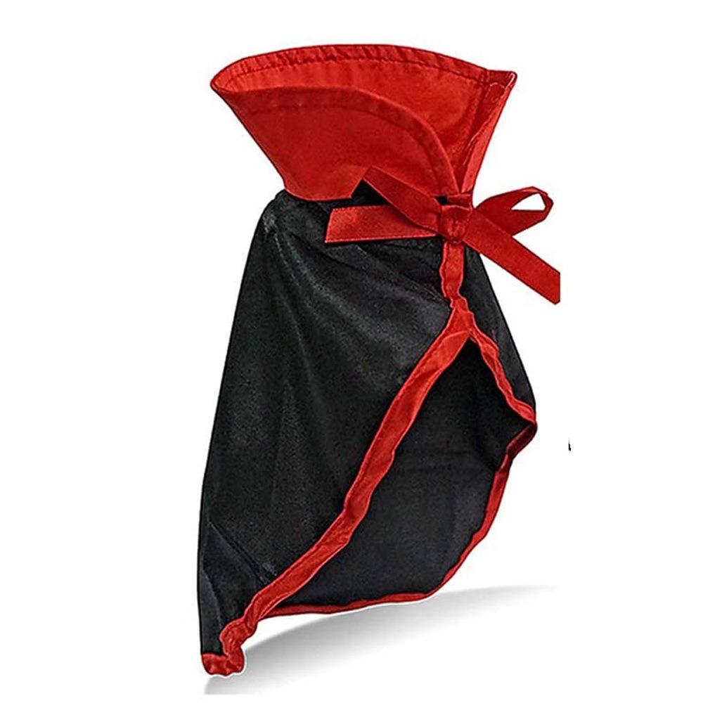 Cloth Halloween Pet Cloak Black/Red Dog Witch Costume Pet Witch Cloak  Add Halloween Atmosphere