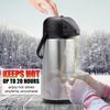 Airpot Hot & Cold Drink Dispenser, Coffee Dispenser, Stainless Steel Thermos Urn