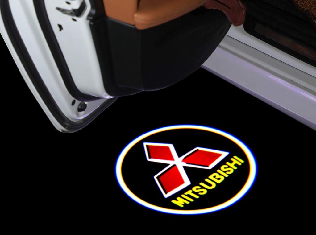 Лампа двери автомобиля Toyota Подсветка салона Приветственная подсветка двери Подсветка салона Светодиодная проекция логотипа Шторка Комплект из 2 шт. (Паджеро 01)