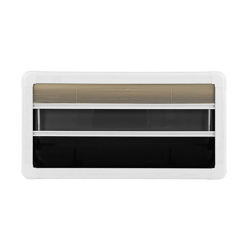 Окно для автофургона Push Out 900x450 мм, двухслойное акриловое стекло, угол открывания 75 градусов, внешнее выходное окно с