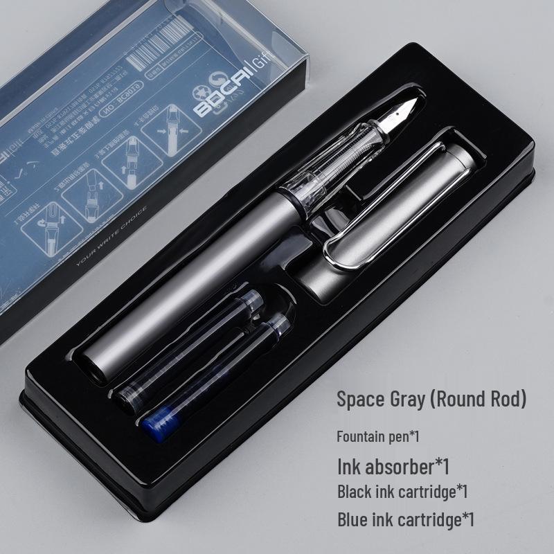 Студенческая перьевая ручка высокой ценности с пером EF и треугольной областью захвата для практики каллиграфии и в качестве подарка