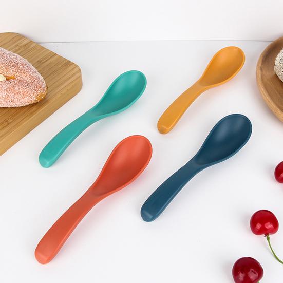 10 шт. надежные, легко моющиеся, безвкусные для питья, супа, ложки для еды в скандинавском стиле, товары для дома, студенческие ложки