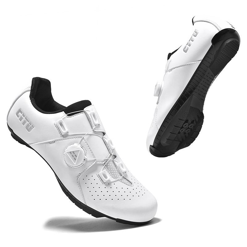 New Road Bike Riding Shoes Men's Mountain Bike Bike Bike Shoe Lock Competition Road Bike Lock Shoe Set Women's Cycling Shoes